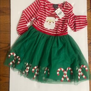 Lilt Red and White Striped Santa Dress